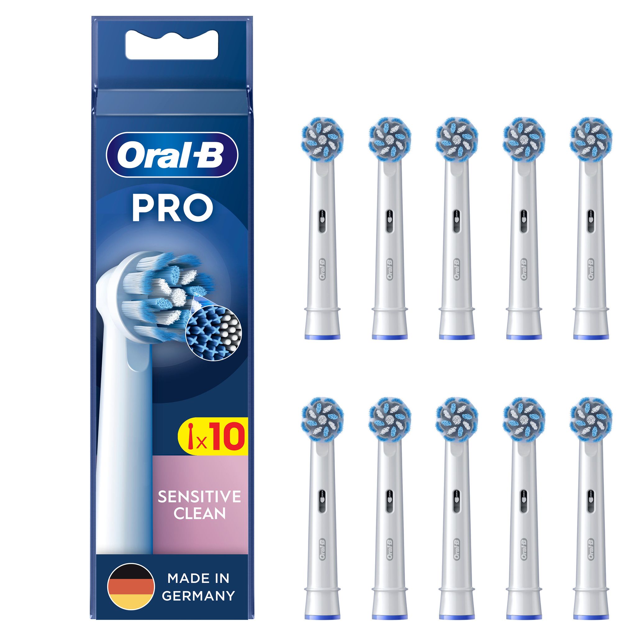 Oral-B PRO Sensitive Clean Aufsteckbürsten - 10 Stück - Bild 5