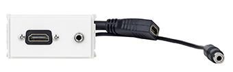Weiß Vivolink Ausgang Hdmi + Aud Panel - Bild 4