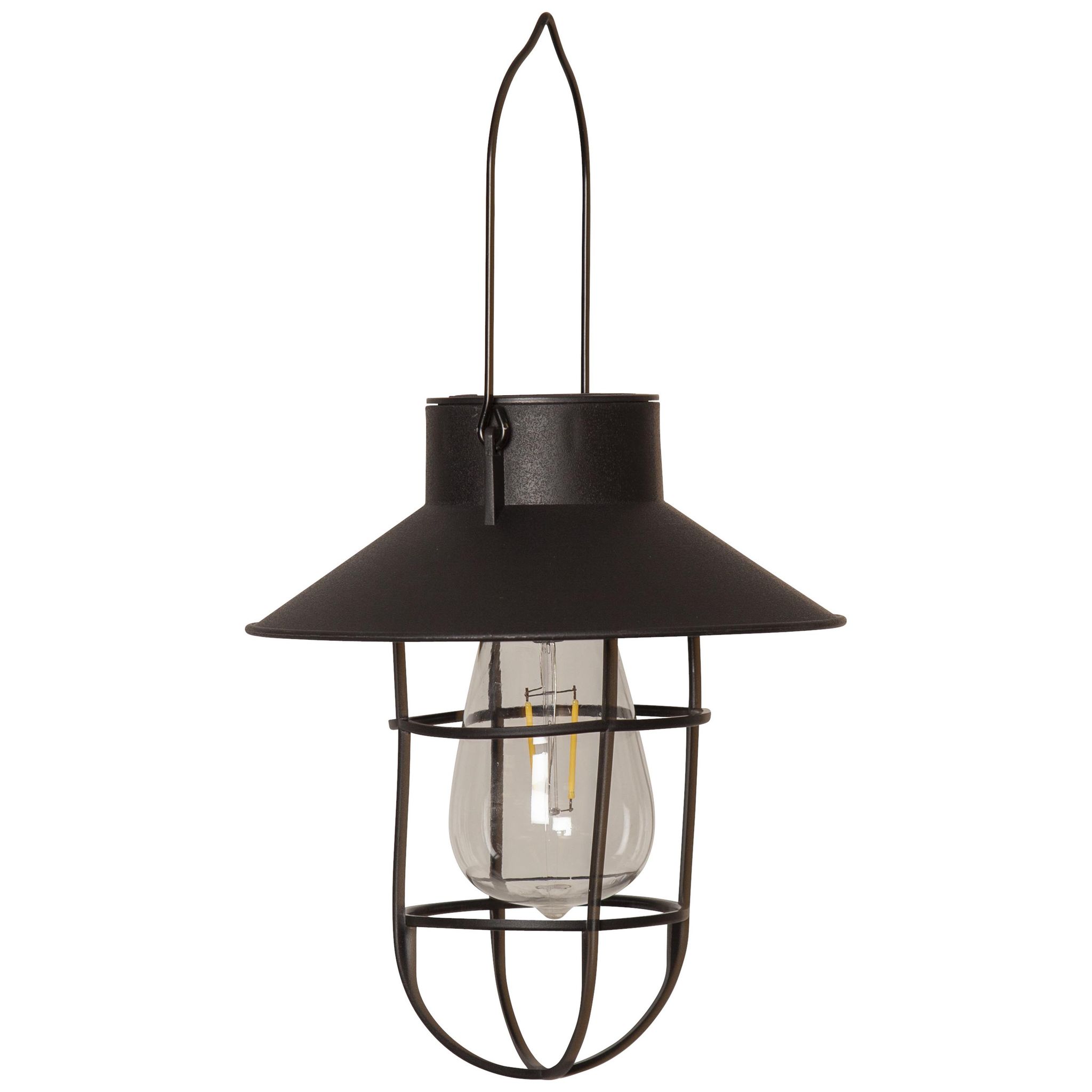 Parforce Traditional Hunting Schwarz Led Solarleuchte "Solar Dekoration Cage", B:18cm H:21cm L:18cm T:18cm Ø:18cm, Leuchten, Hängende Solar-Laterne - Bild 5