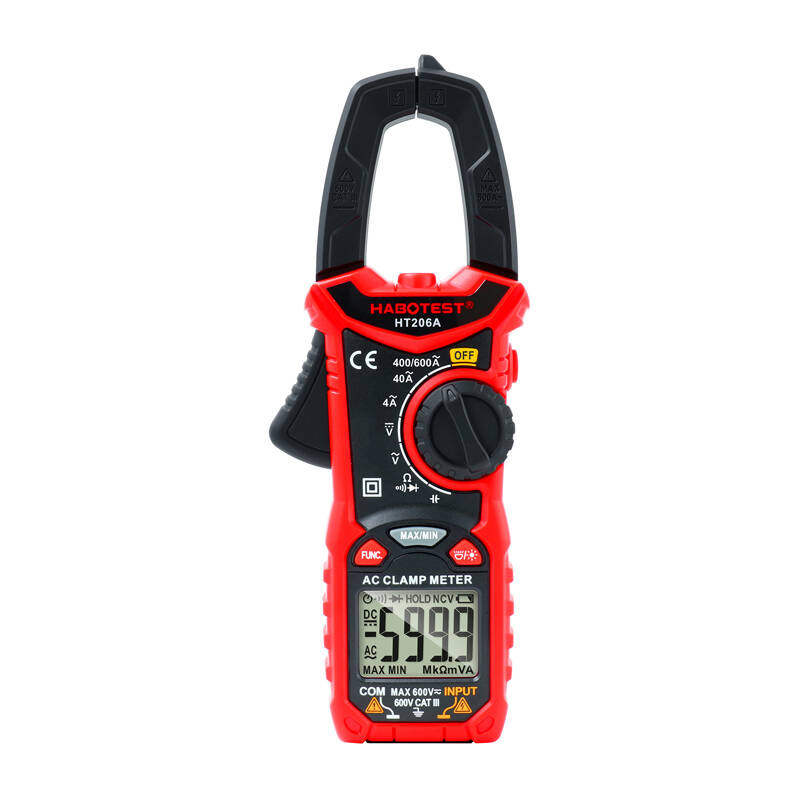 Habotest Orange/Licht Multimeter, Ht206a (Cat Iii 600V, Zangenstrommesser) - Bild 4