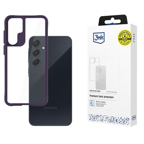 Oem Violett Samsung Galaxy A55 5G - 3Mk Satin Armor Case+ Lila