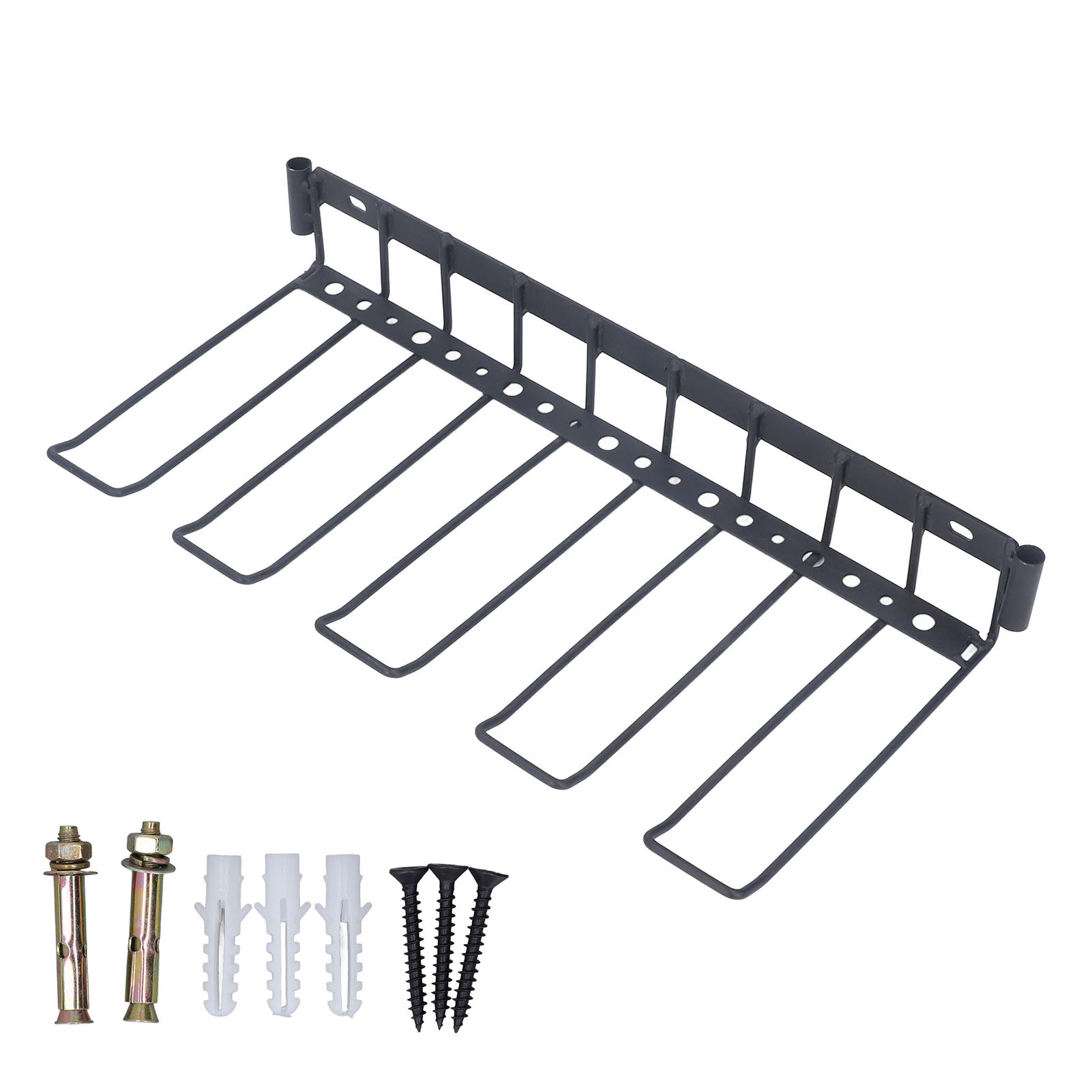 Porte-outils mural en acier allié pour perceuses, tournevis et clés, support d'atelier