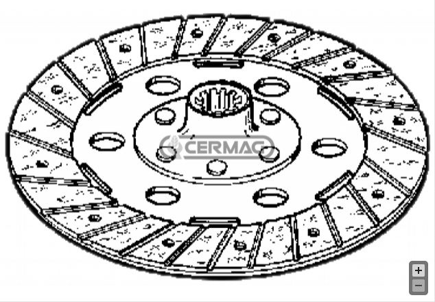 Disco Frizione Rigido Per Motocoltivatore Serie 622 Bcs 15328