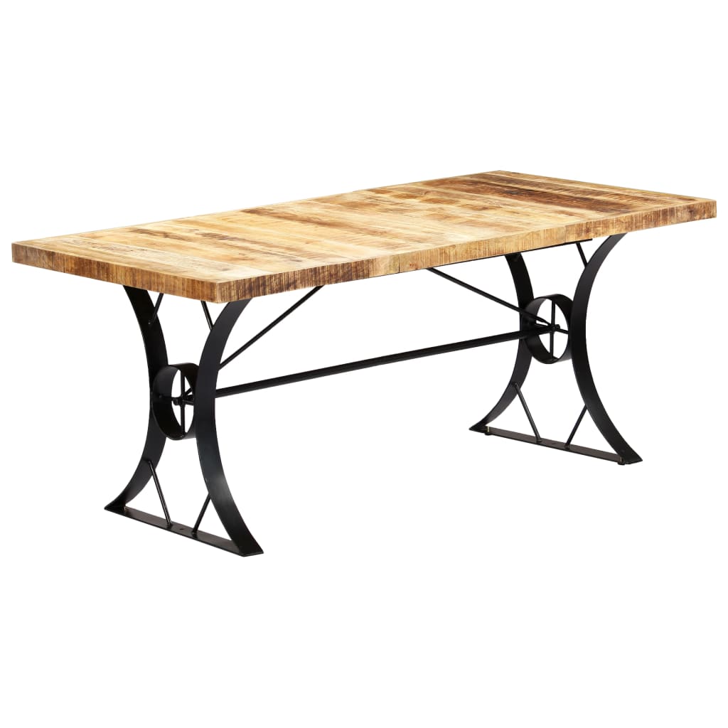 Vidaxl - Table À Manger 180x90x76 Cm Bois De Manguier Massif