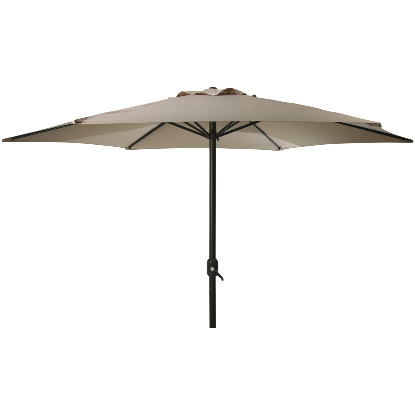 Parasol Droit Ø300cm – Hauteur 248cm – Poteau Aluminium Avec Manivelle
