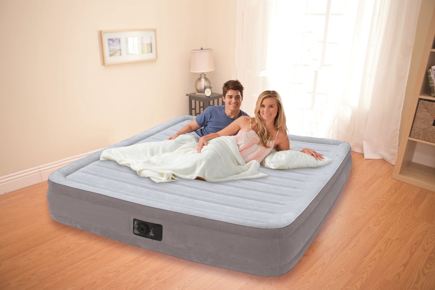 Matelas Gonflable - 2 Places - 150 X 200 Cm Intex Livraison Gratuite
