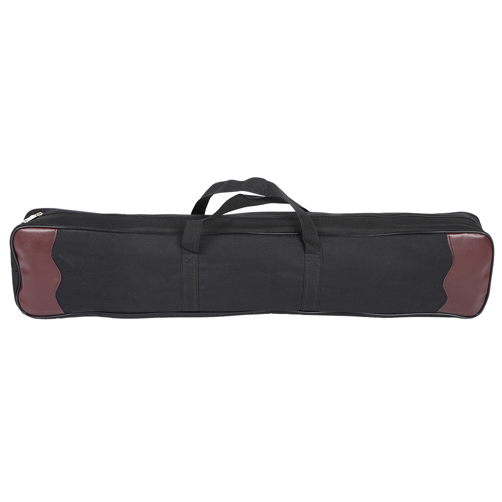 Sac de transport pour arc recurve, nylon noir, 82 x 20 cm, bandoulière réglable