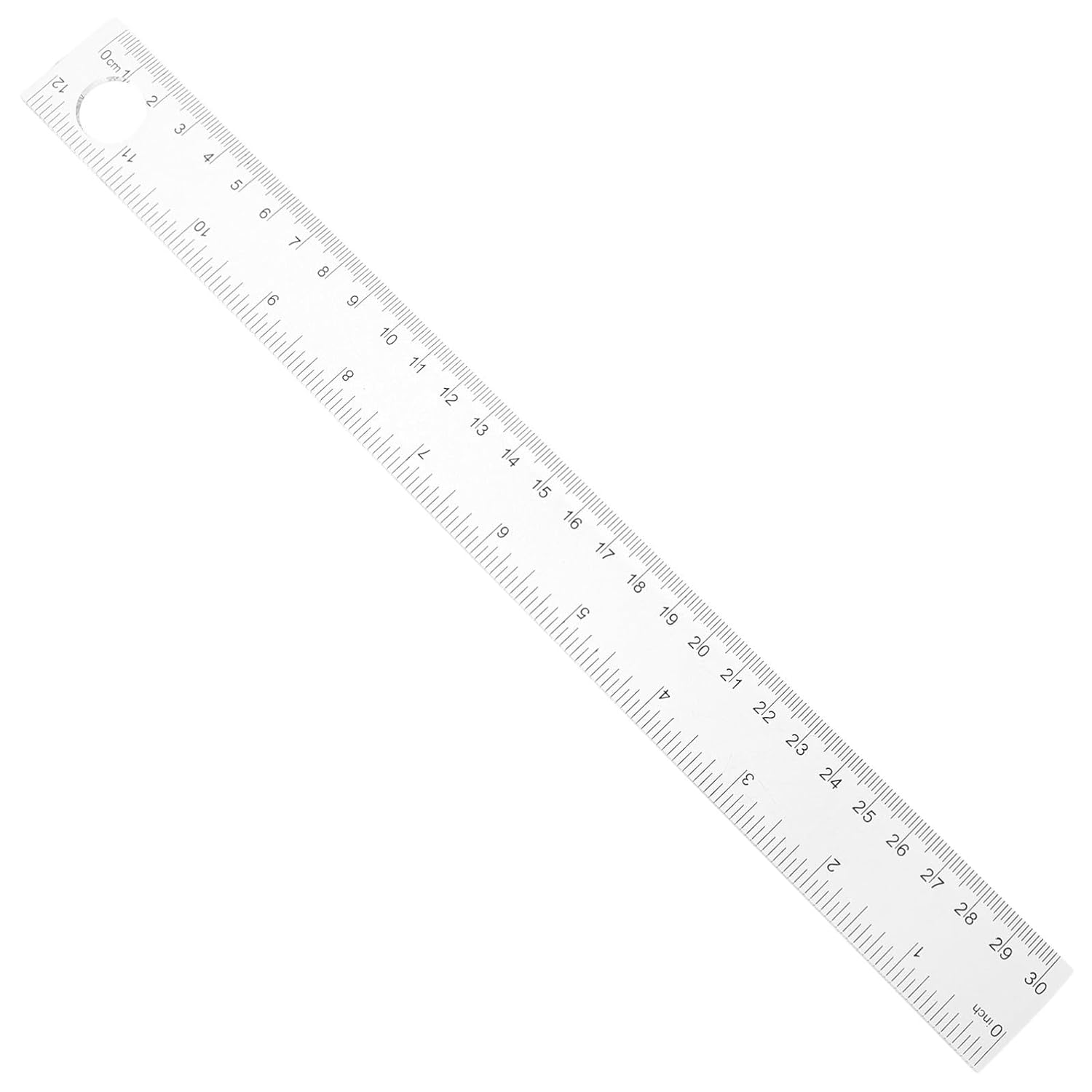 Règle loupe transparente en plastique résistant, lecture facilitée pour couture, menuiserie et bureau