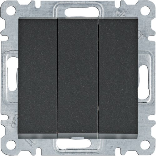 Lumina Verbinder 3-Tasten 3-polig schwarz WL0073 - Bild 3