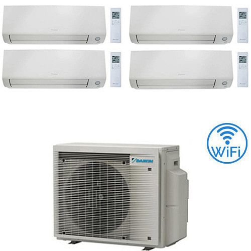 Climatizzatore Garanzia Italia Daikin Perfera All Seasons Wifi Quadri Split Inverter 7000 + 7000 + 7000 + 7000 Btu Con U.e. 4mxm68a Classe A+++/a++ Novita' 2024