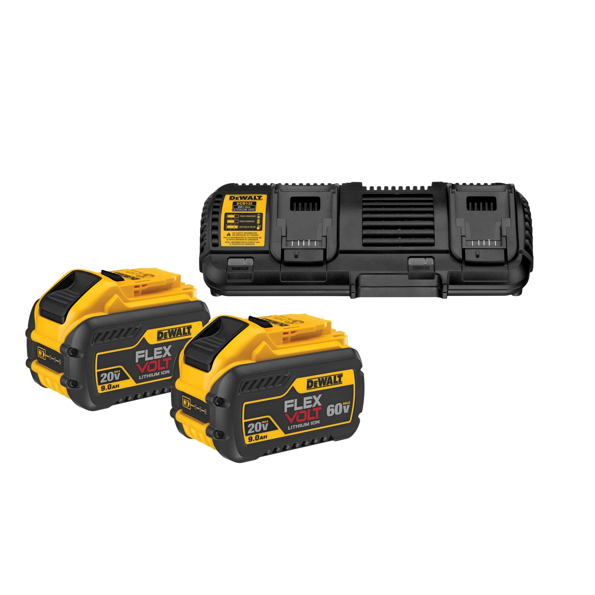Dewalt Schwarz/Gelb Werkzeugakku + Ladegerät, Dcb132 (18 V) - Bild 4
