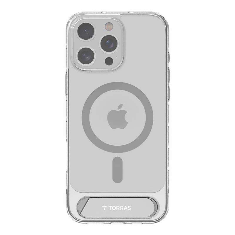 Torras Pstand Series Hülle Für Iphone 16 Promax (transparent)
