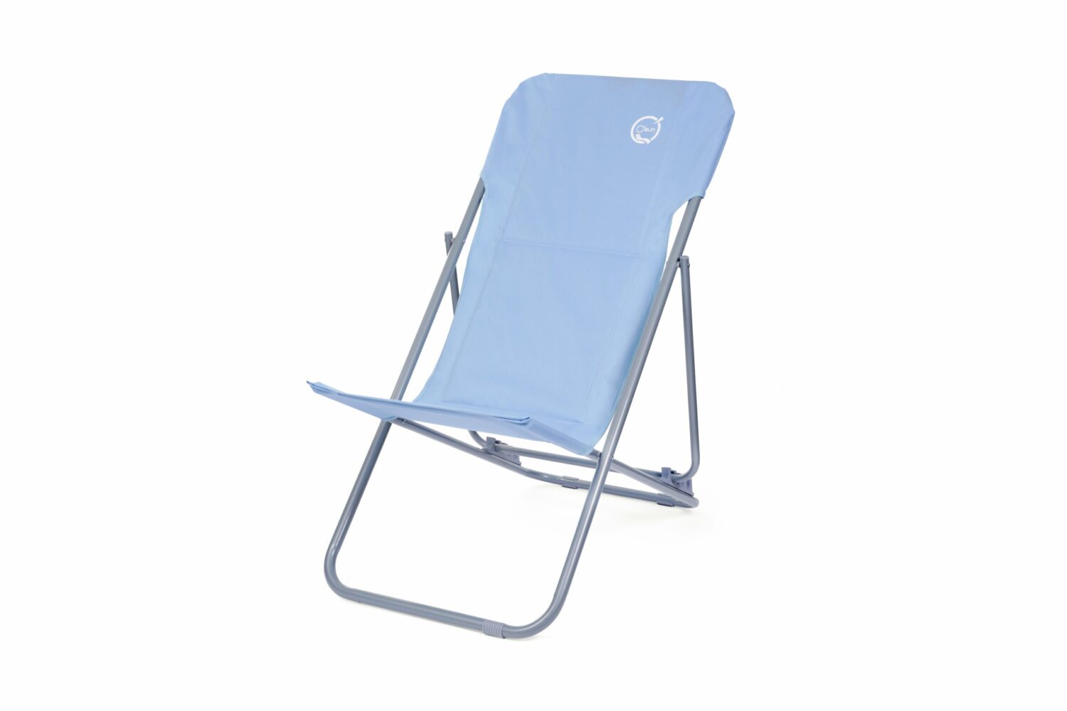 O'Sun - Chilienne De Jardin Pliable - 4 Positions Bleu - Dimensions : 96 X 55 X 98 Cm