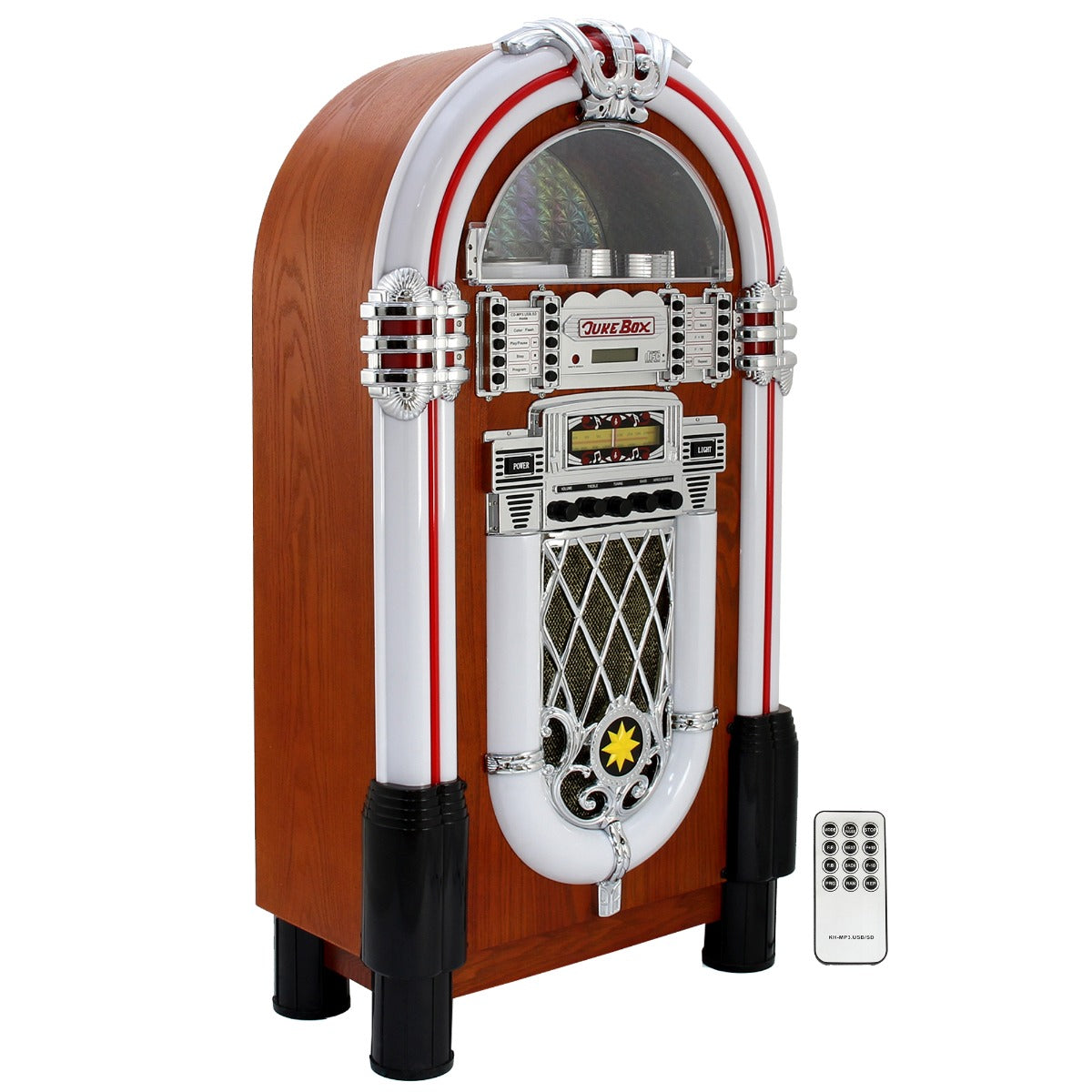 Monstershop Jukebox Retro 50Er Jahre Musikbox Sound System 5055986101307 - Image 2