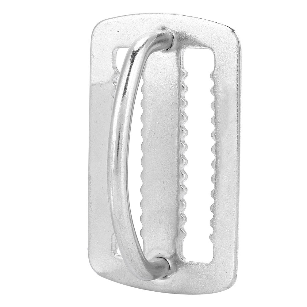 Attache de sangle coulissante en acier inoxydable 50 mm, pour ceinture de plongée, lot de 6