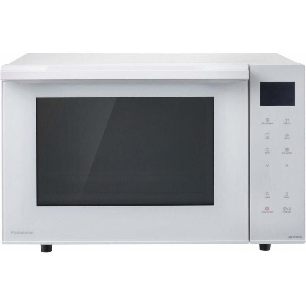 Panasonic Weiß Nn-Df37pwepg Mikrowelle Mit Grill 23 Liter