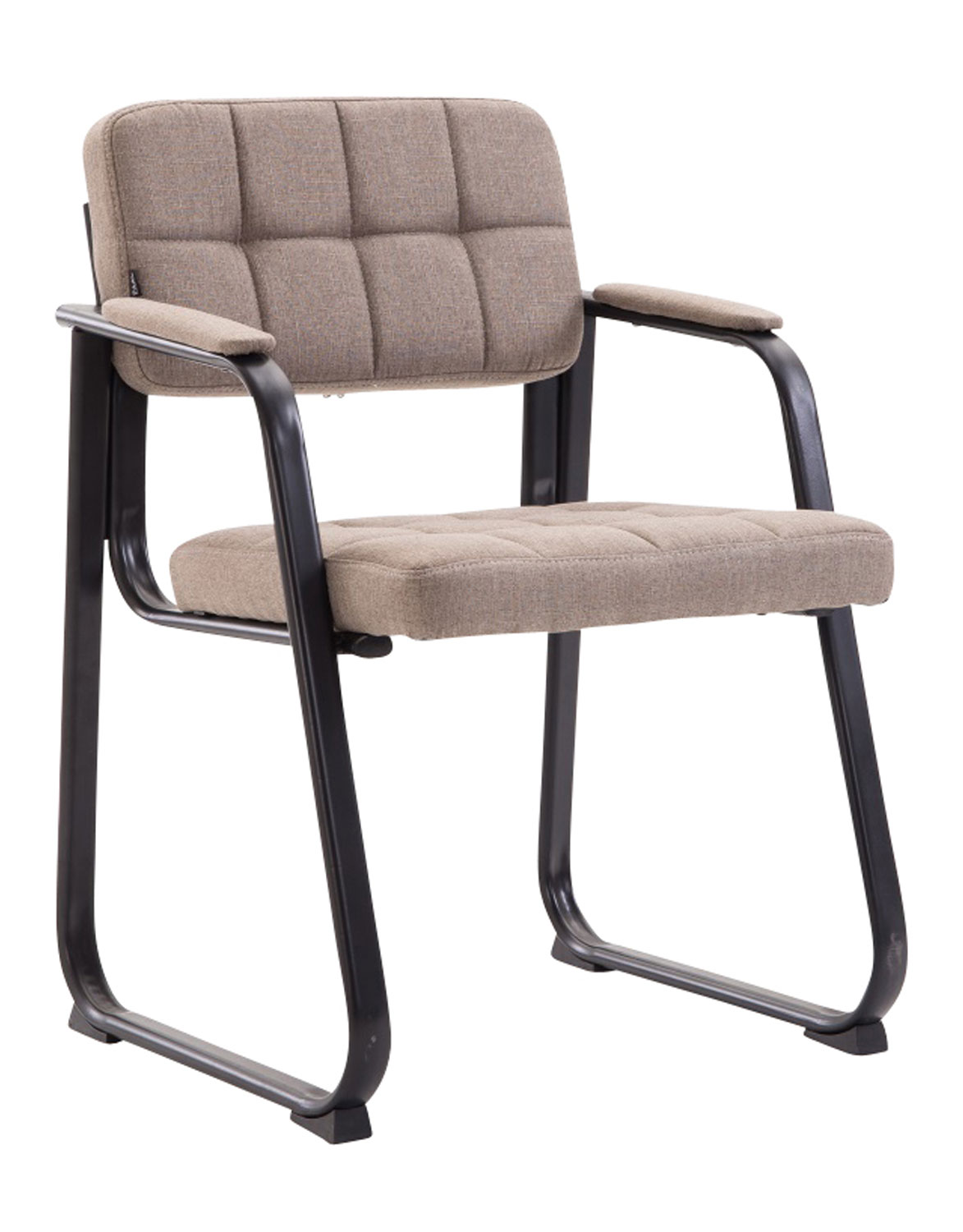Clp - Chaise Visiteur Canada B Tissu Taupe