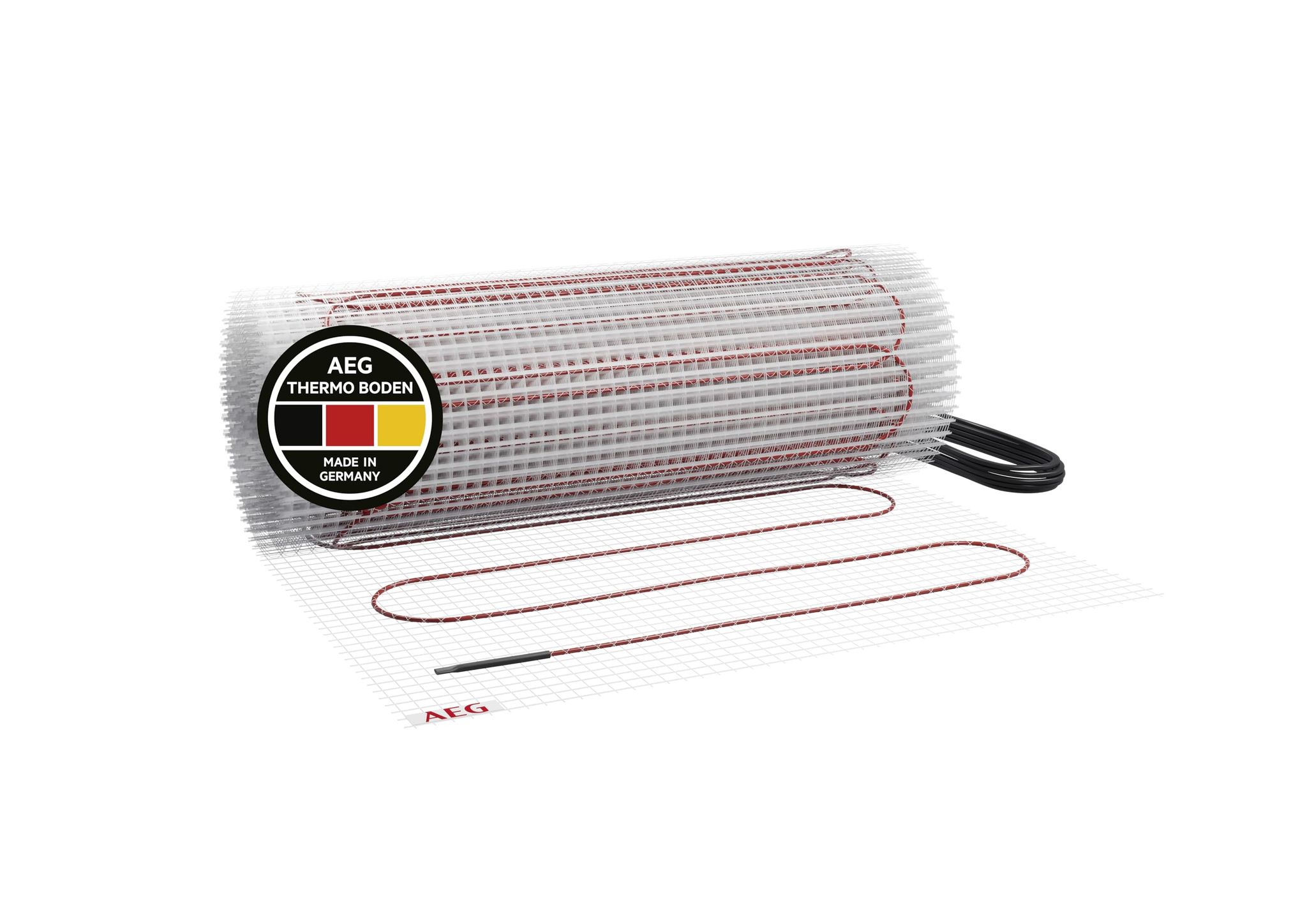 AEG Haustechnik Fußbodenheizung "Basis Thermo Boden "TBS TB 160/8"" Elektrische Fußbodenheizung, Heizmatte 8 m², 160 W/m²