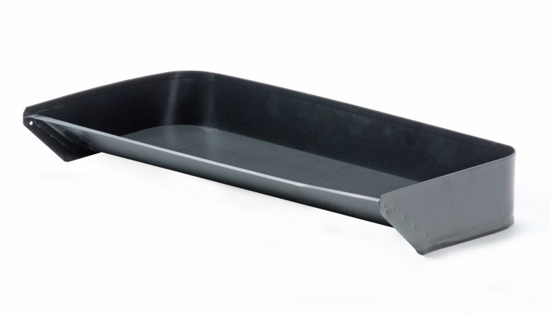 Ofenvorsetzer 41 X 21 Cm Schwarz Kaminzubehör Aschefänger - Firefix