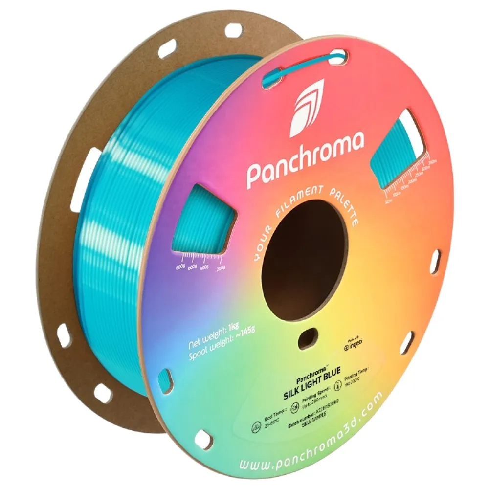 Polymaker PLA Filament Panchroma Silk Light Blue 1,75 mm 1 kg 3D Drucker - Bild 4
