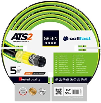 Cellfast Grün - Gartenschlauch - Green Ats2™ 1/2' - 50 M