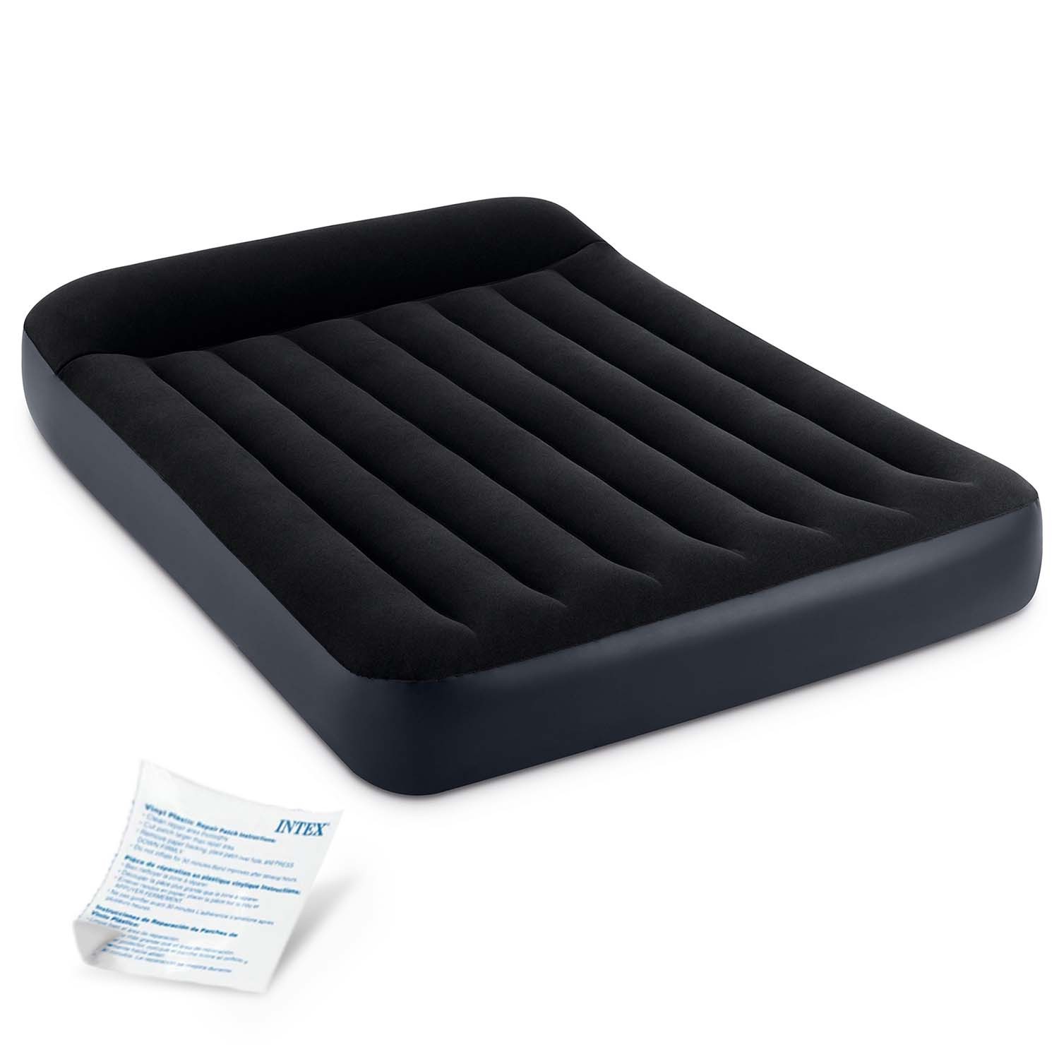 Intex Luftbett 191 X 137 X 25 Cm Dura-Beam Mit Integriertem Kopfkissen