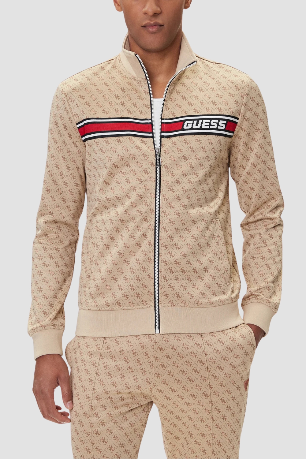 Guess Beige Trainingsjacke Korbin - Bild 4