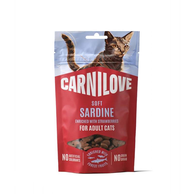 Carnilove Cat Soft Snack - Sardine Mit Erdbeere | 50 G - Bild 3