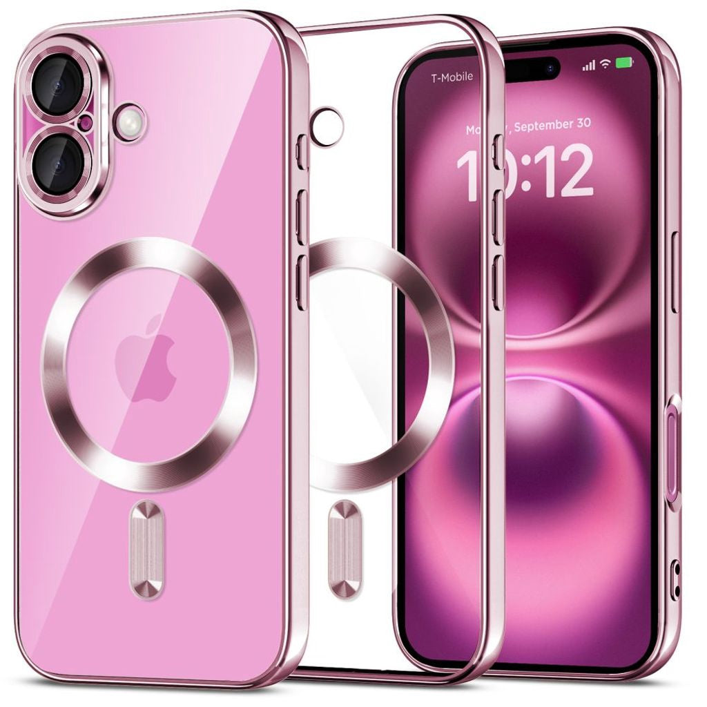 Tech-Protect MagFlex MagSafe Case for iPhone 16 - Clear Pink - Bild 3