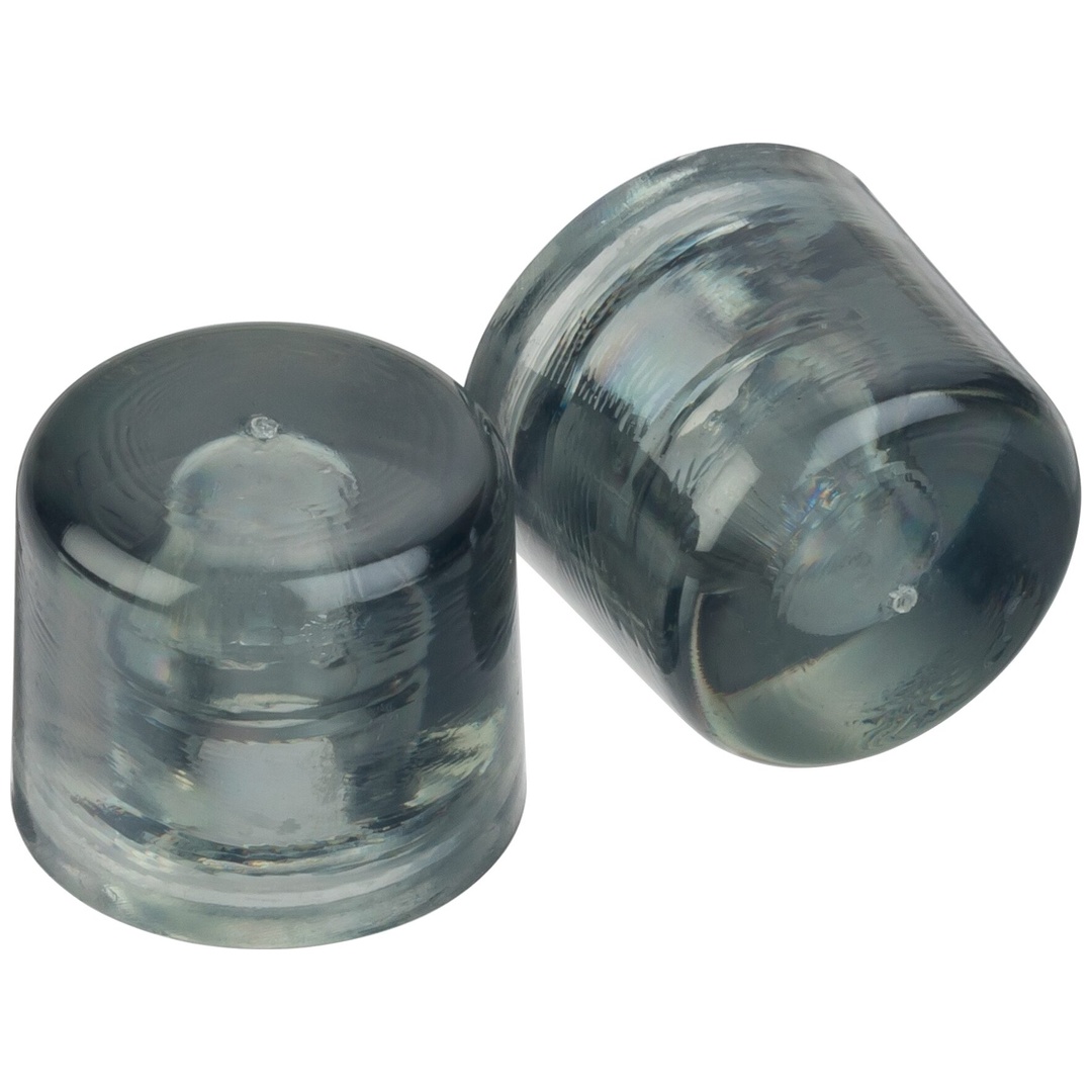 Vigor Transparent Ersatzkopf ∙ Paar ∙ Für Kunststoff-Schonhammer V1212 ∙ V3541 ∙ 32 Mm