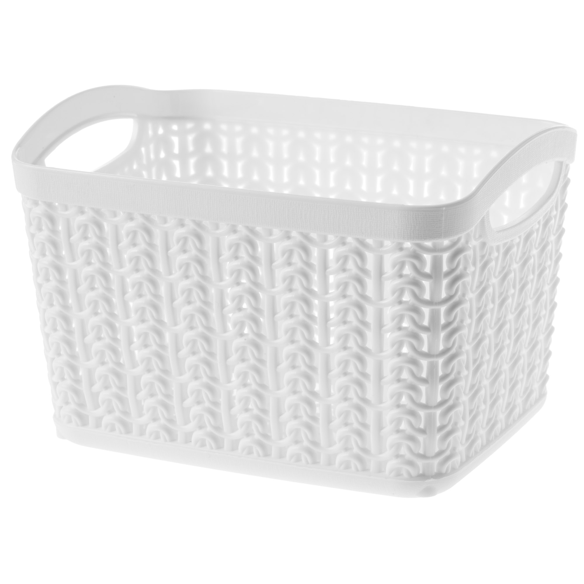 Kadax Scatola Portaoggetti In Plastica, Cestino Portaoggetti Con De...
