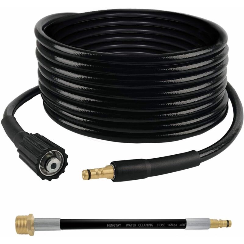 Tuyau haute pression M22 à filetage, connexion rapide type clic, pour Kärcher série K2-K7, 10 m