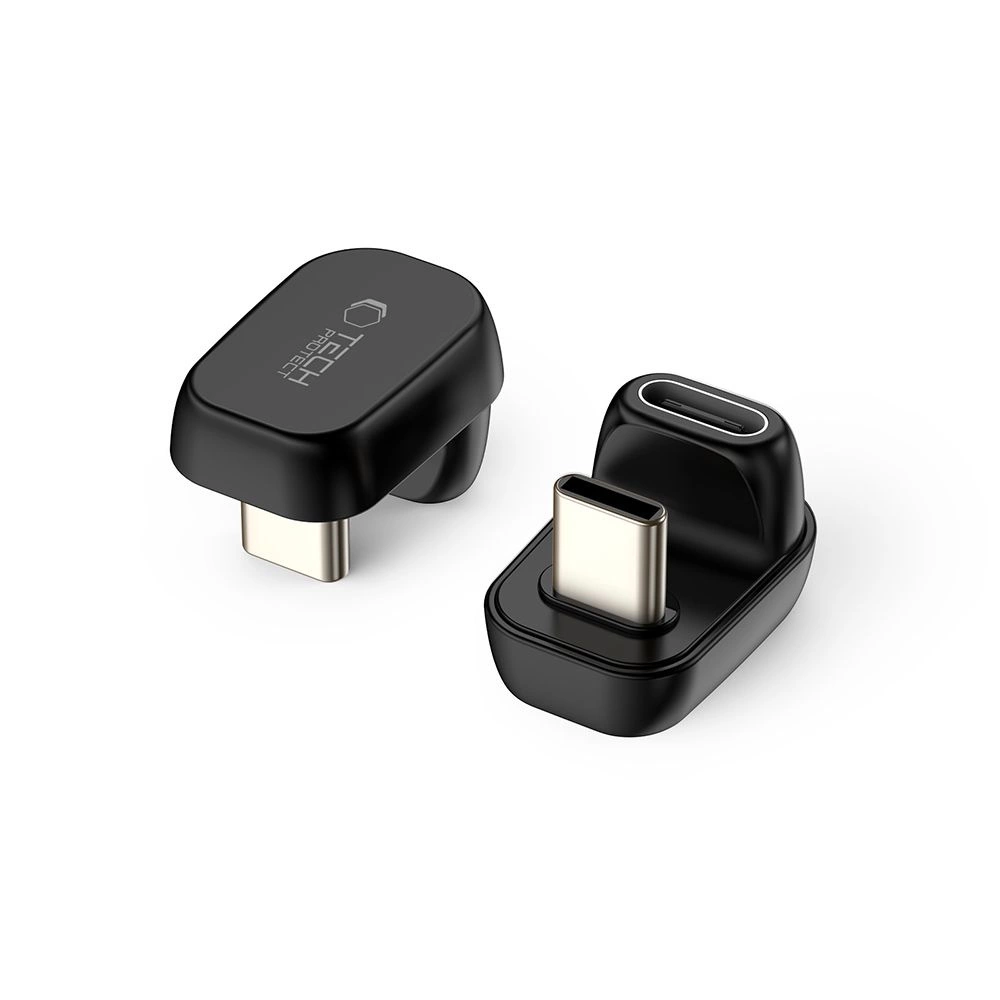 Oem Tech-Protect Ultraboost Aa04 Usb-C-Winkeladapter – Schwarz