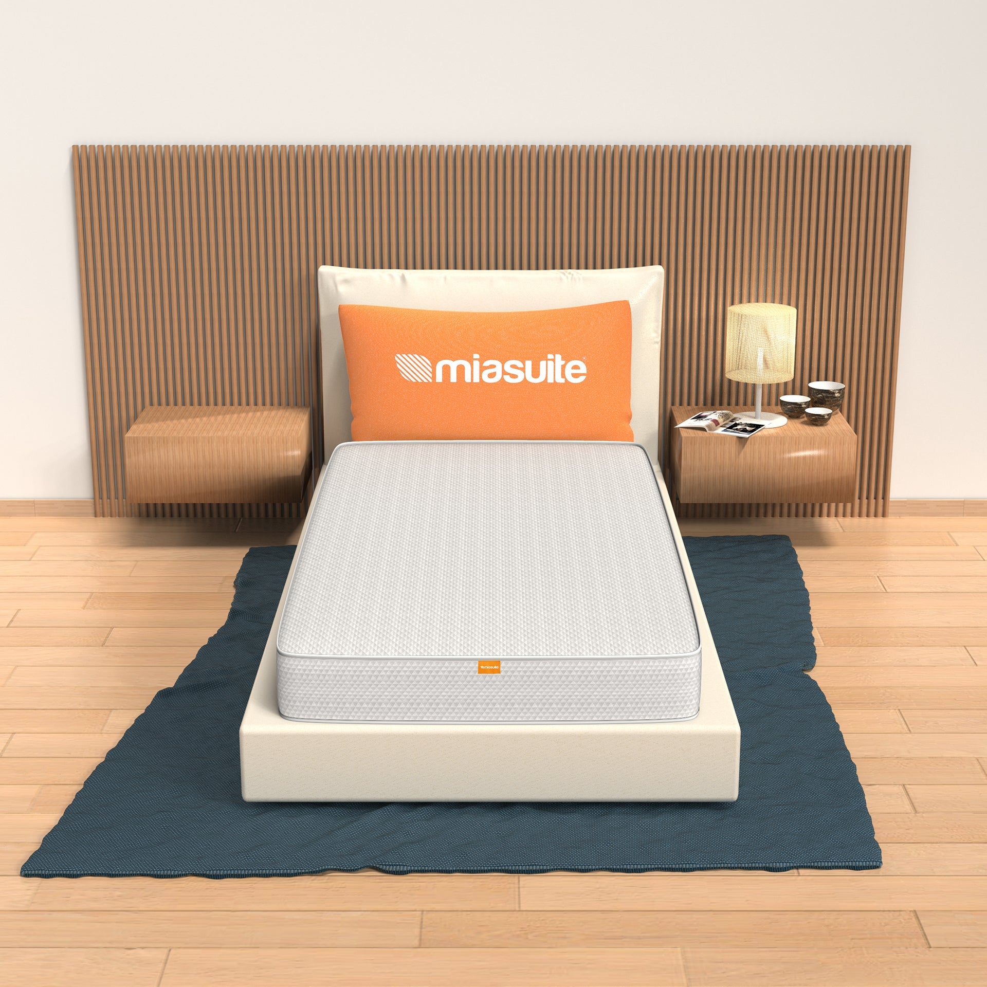 Matelas 90x190 Pliable, Hauteur 14 Cm - Mousse Smart