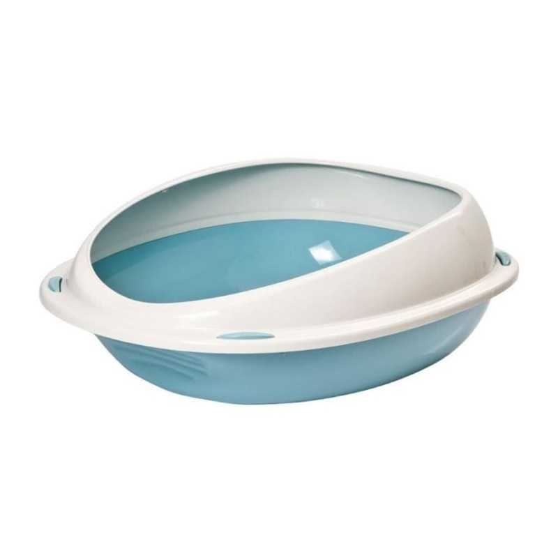 Les Tendances Katzentoilette - Aimé - Oval Mit Abnehmbarem Rand - Für Katze - 45 X 36 X 15, 5 Cm