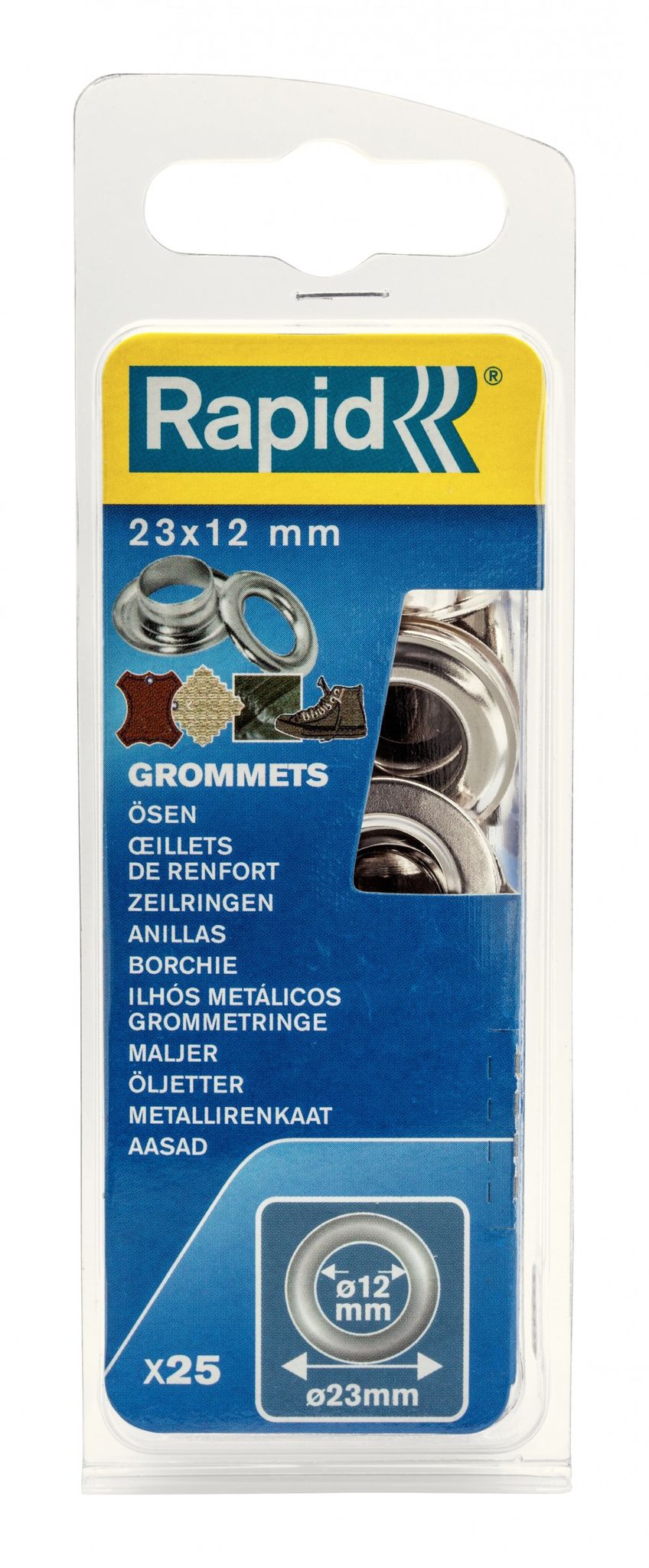 Rapid Agrafage Nietensatz Niet, Ø 12mm, Stahl, 12.1mm - Image 3
