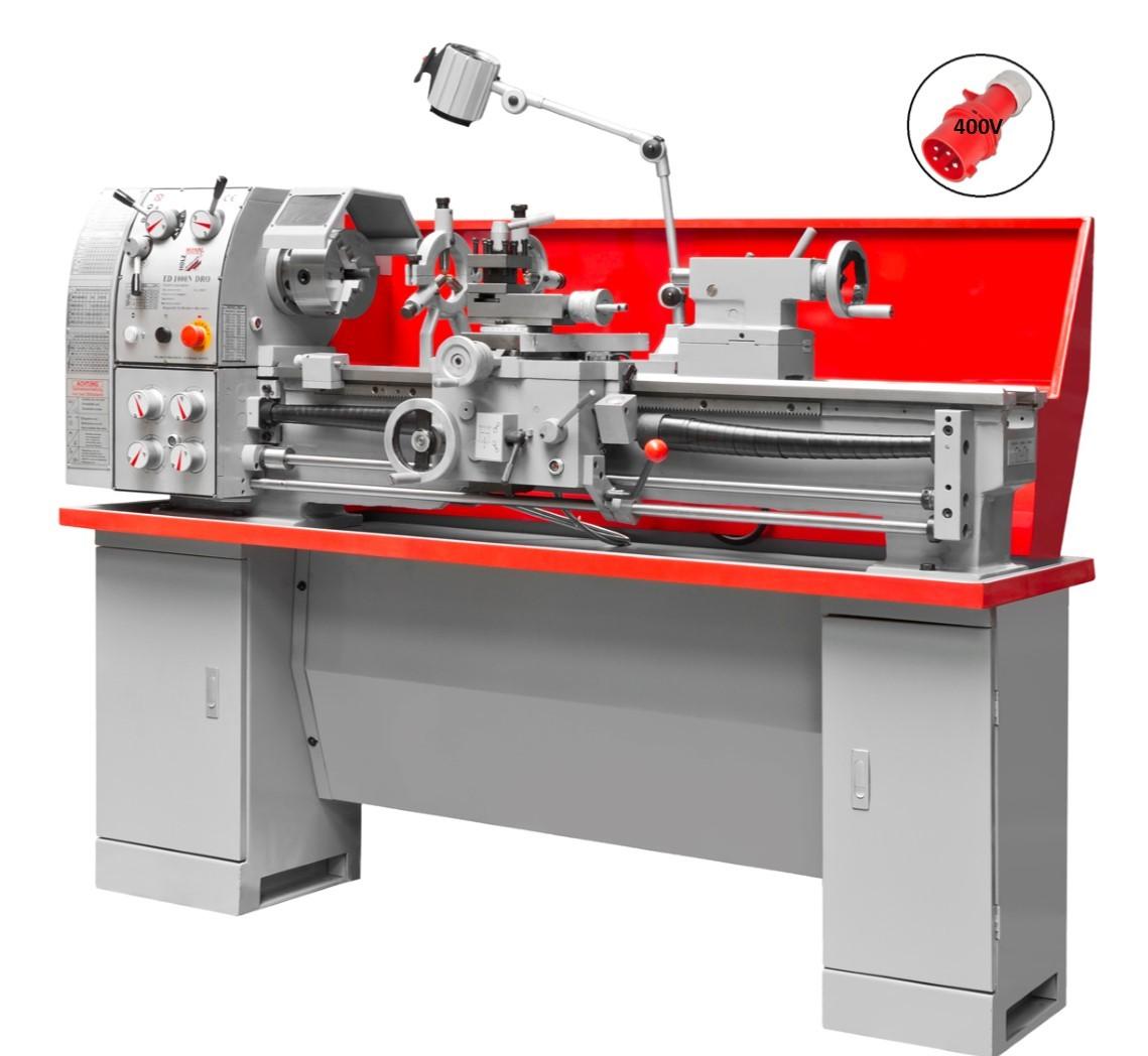 Holzmann - Metalldrehbank Drehmaschine Variable Geschwindigkeit 400V Ed1000n 9120039905341
