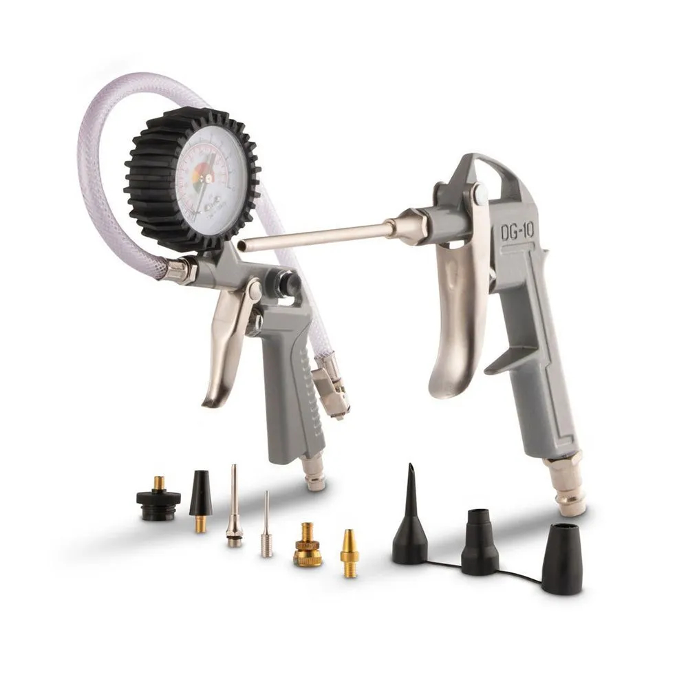 Druckluftpistole Powerplus Pneumatic Air Gun Set Druck 10 Bar