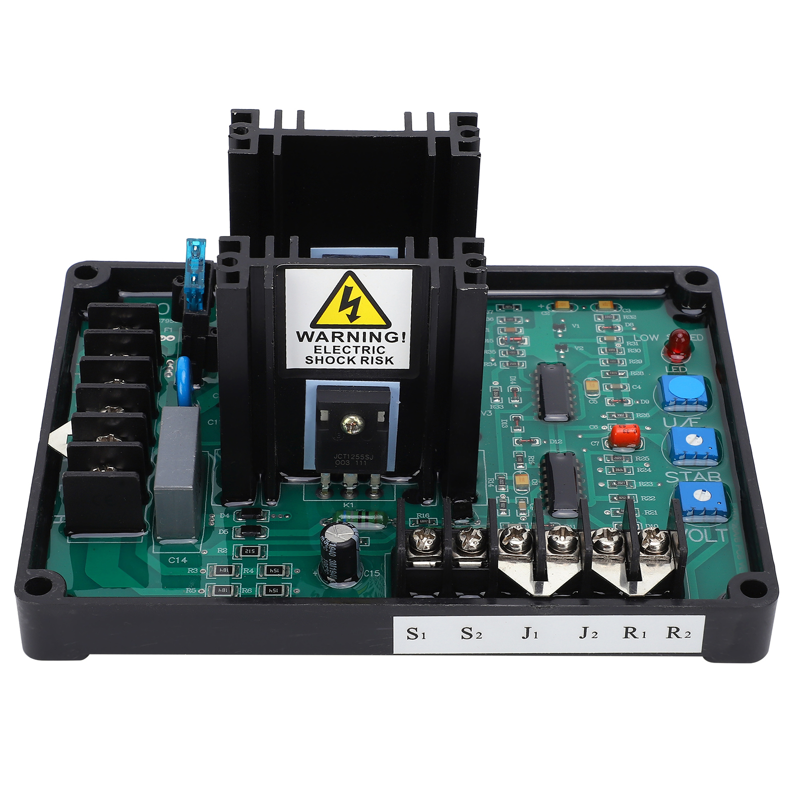Régulateur automatique de tension GAVR-20A enfichable, 220/400 VAC, 50/60 Hz, protection surtension
