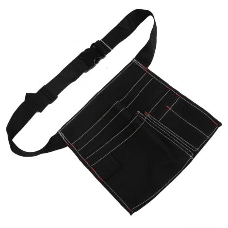 Sac à outils en toile avec boucle de sécurité, 28 x 25 cm, pour menuisier, électricien et bricoleur