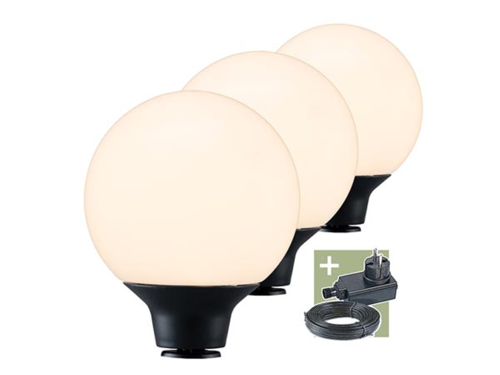 Ludeco Schwarz Gartenbeleuchtung, Outdoor Lighting System Orsin 12V Pl4003 (90 Lm, Ip44) - Bild 3