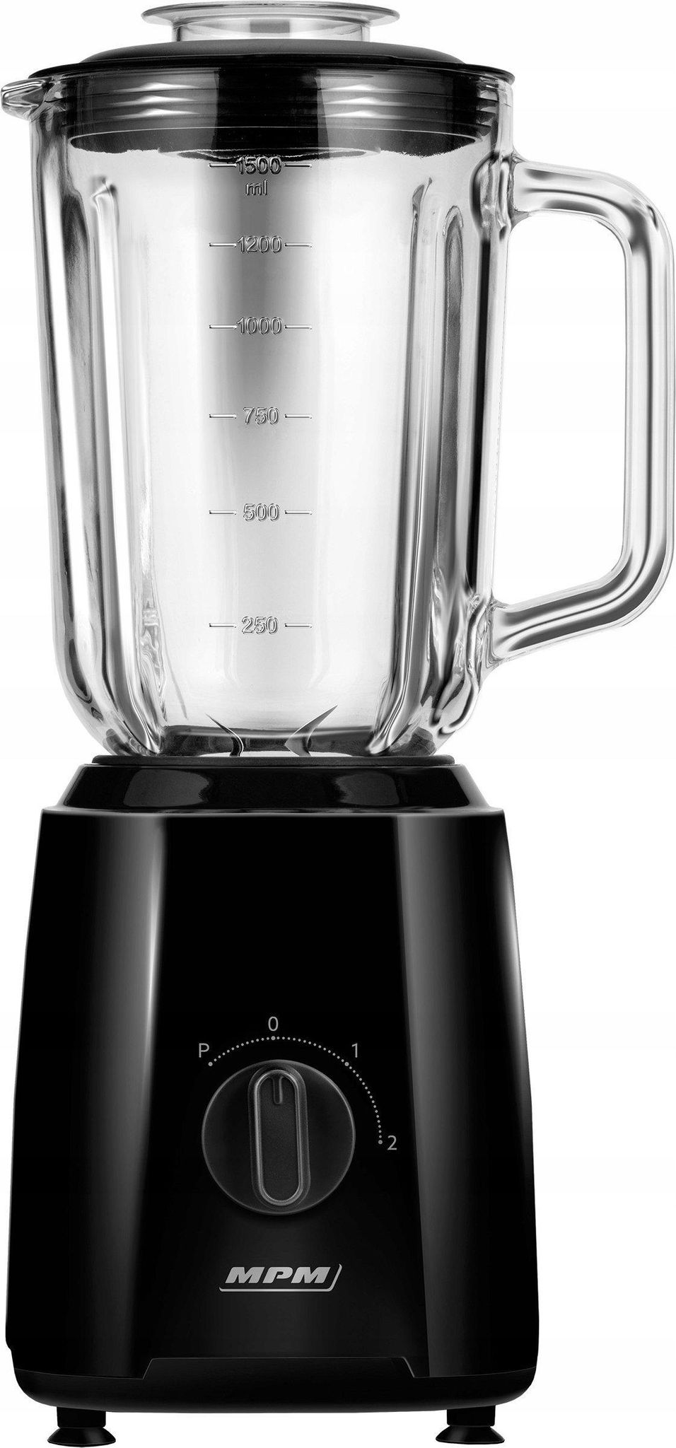 Mpm Schwarz Mbl-37 Standmixer 1,5L 750W Leistungsstark
