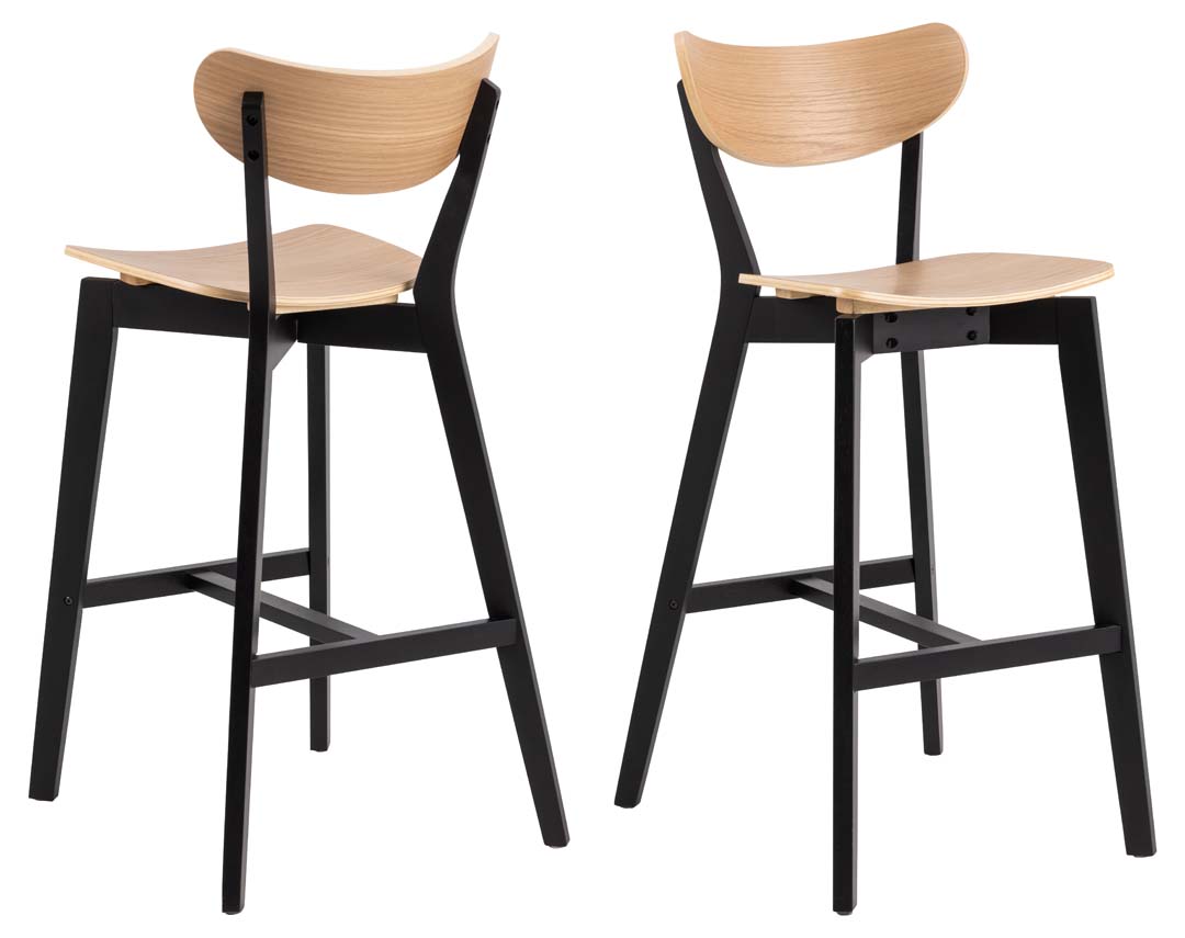 Actona Braun Barhocker, Roxby – Eichefarben – Ca. 45X105x49cm - Image 3