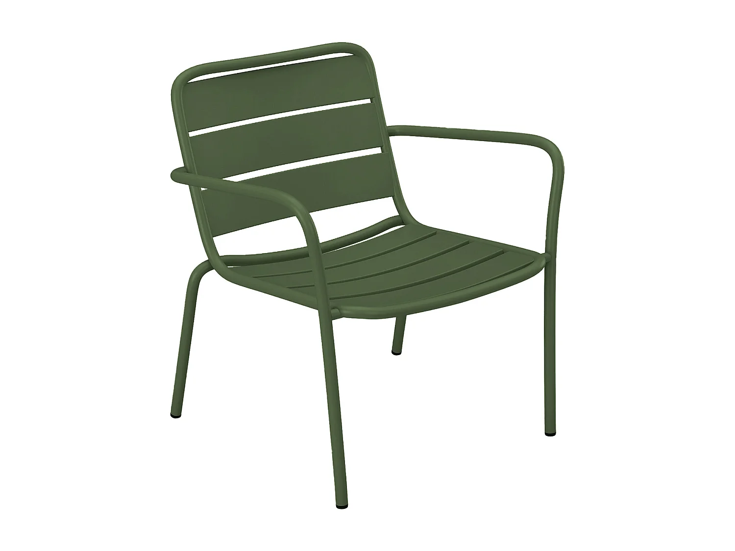Gartensessel stapelbar - Metall - Khaki - MIRMANDE von MYLIA