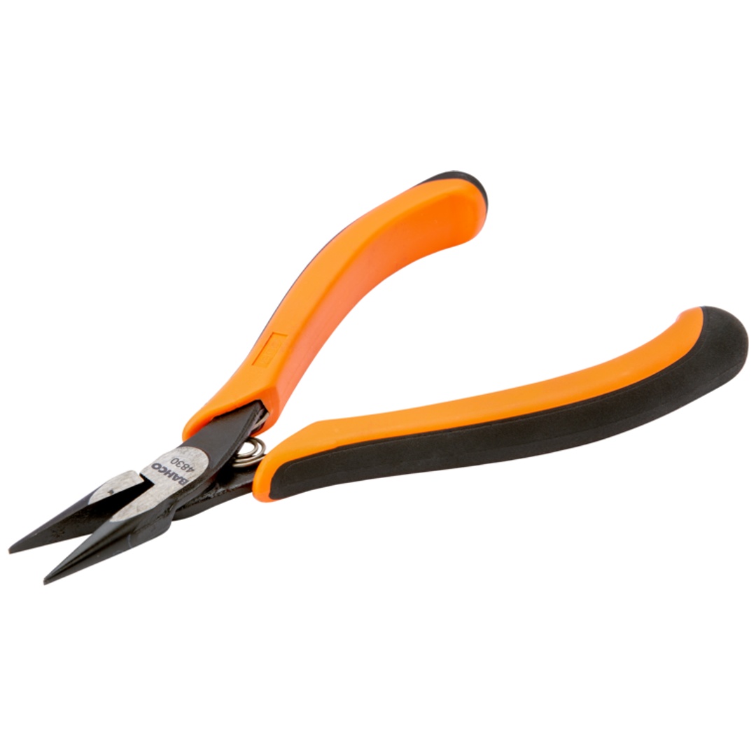 Bahco Schwarz Zange, Ergo Spitzzange Mit 2-Komponenten-Griff Und Gezahnten Backen 135 Mm (135 Mm) - Bild 4