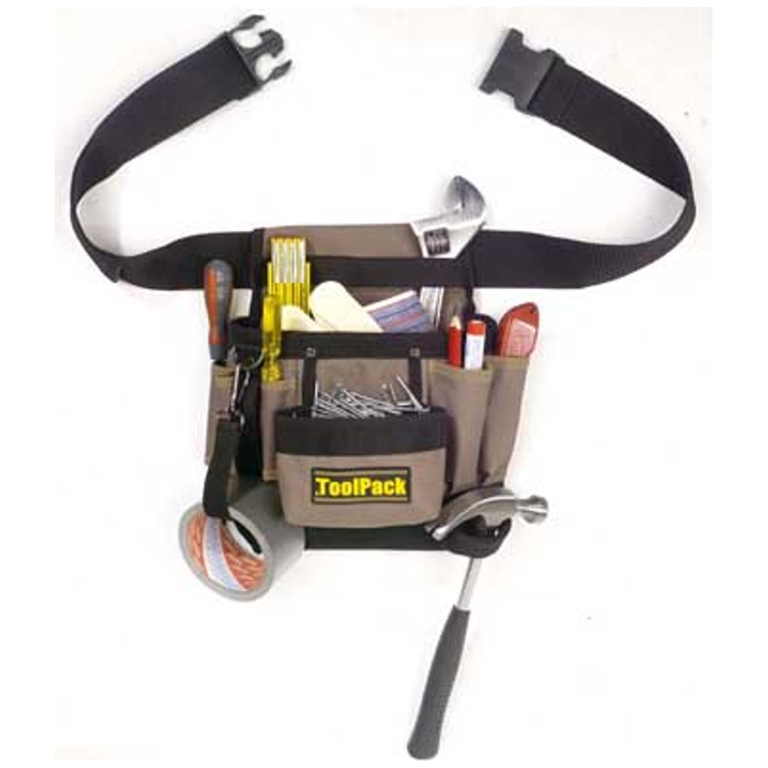 Toolpack Toolvizion Werkzeugtasche, 8 Fächer, Inkl. Gürtel 8714612047484