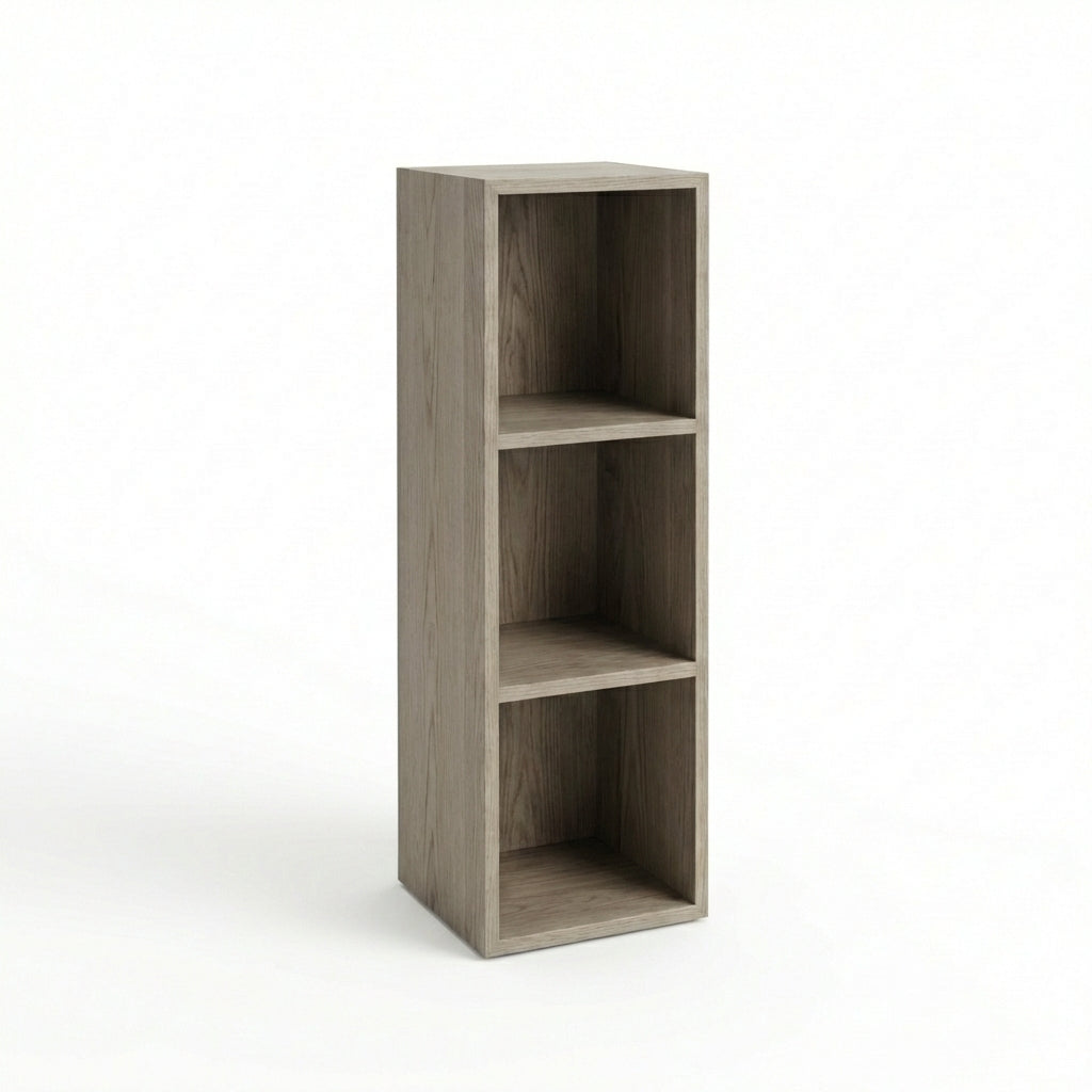 Libreria Colonna Moderna 30x24x80 Cm Mobile Scaffale Soggiorno Vert...
