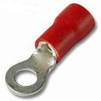 Terminale A Crimpare Isolato Rotondo Colore Rosso St 081/r