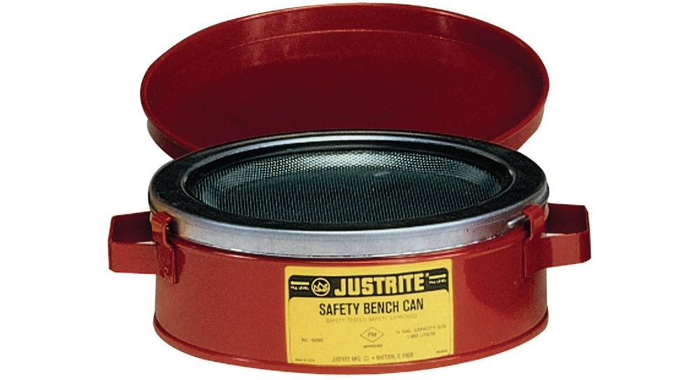Justrite Asecos Tränkbehälter 1,0 L Stahlblech - Jut10175rd 697841002821