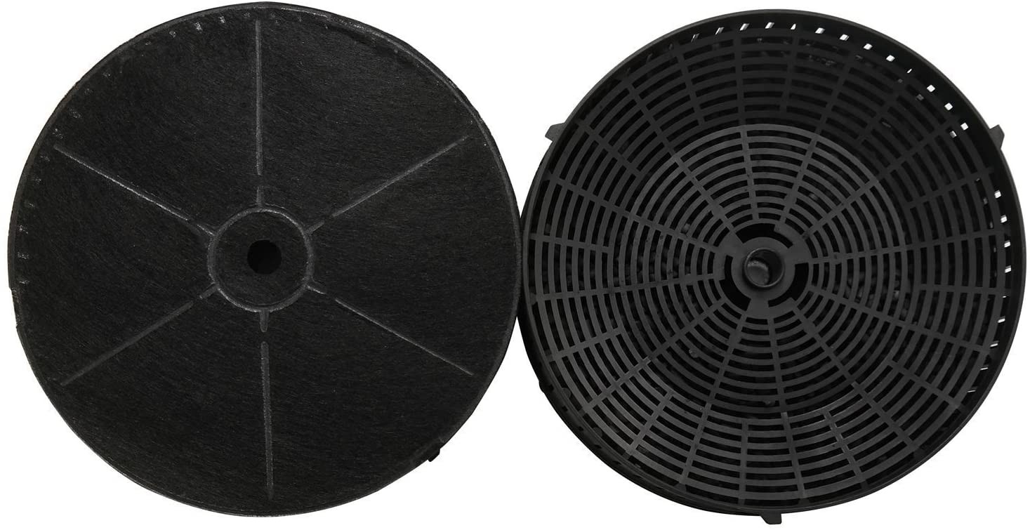 Elica Schwarz Kit 2 Aktive Holzkohlefilter (17,3 X 4,35 Cm) Für Hoods